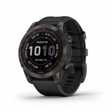 Garmin GM-010-02540-2C fēnix 7 Sapphire Solar Multisport GPS Watch (47mm) (Carbon Gray Ti w/ Black)